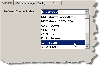Prefered source setting