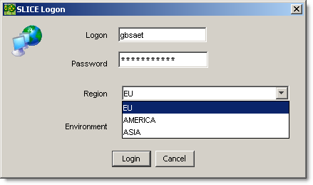 Slice Desktop Login Dialog