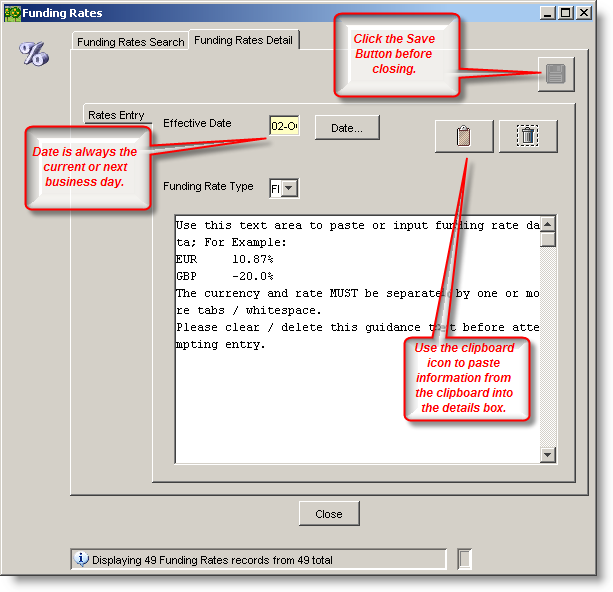 Funding Rates Search